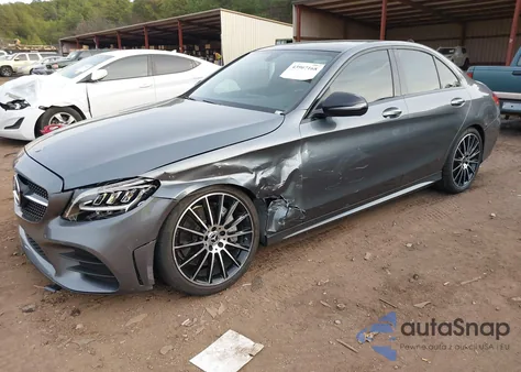 2019 Mercedes-Benz C 300 из США, поврежденный, VIN 55SWF8DB6KU322647